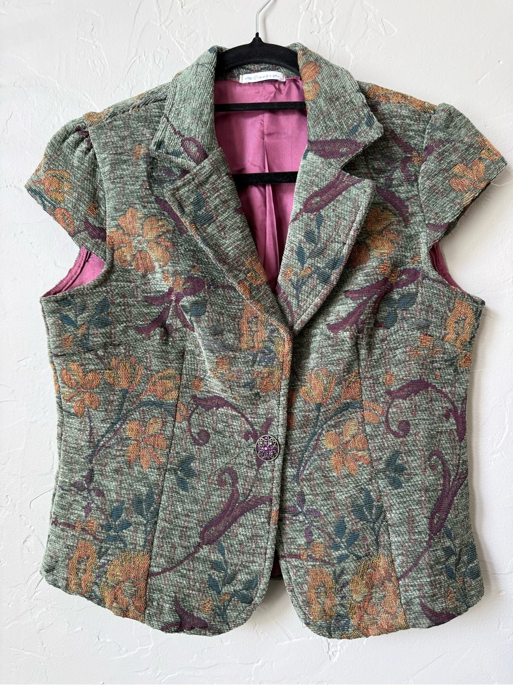 Vintage 90’s Tapestry Vest by Closet Size S